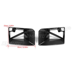 Cubiertas de Rejilla de Ventilación Delantera de Fibra de Carbono Real para BMW M2 G87 2023-IN, Estilo MP, Rejilla de Malla para Faros Antiniebla, Kits de Carrocería - Product Image 6