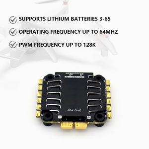 High Frequency 64MHz PWM 4in1 ESC Original G071 60A 3-6S LiPo High Thrust ESC For Professional Freestyle Racing FPV <b>Drone</b> - Product Image 6