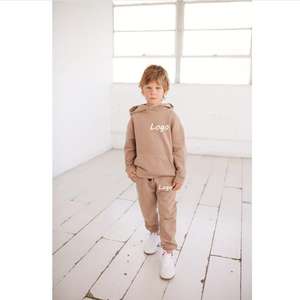 Mysweeby - Conjunto de Ropa Deportiva Personalizada al por Mayor para Niños, Sudadera con Capucha para Niñas, Conjunto de Ropa Infantil de Otoño - Product Image 2