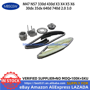 MBSGSW Kit de chaîne de distribution pour BMW M47 N57 330d <span class=keywords><strong>430d</strong></span> X3 X4 X5 X6 30dx 35dx 640d 740d 2.0 3.0 1998-2013 W/Gears 13527787299 - Product Image 5