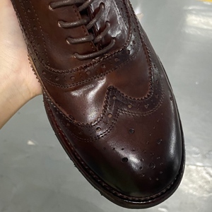 Scarpe Oxford di Lusso <span class=keywords><strong>da</strong></span> <span class=keywords><strong>Uomo</strong></span>, Classiche Brogue con Punta Chiusa, Morbide Scarpe Eleganti per Affari, Cerimonie e Matrimoni - Product Image 6