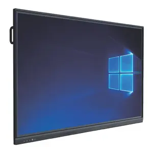 4K LCD 65 дюймов Smart 20 точечный инфракрасный сенсорный экран интерактивные плоские дисплеи для образования и корпоративной конференции