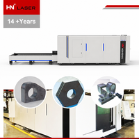 Mesin Pemotong Laser Serat Tertutup Penuh 40kW 1500W-40000W Bersertifikat CE Peralatan Pemotong Plat Logam Tebal yang Aman