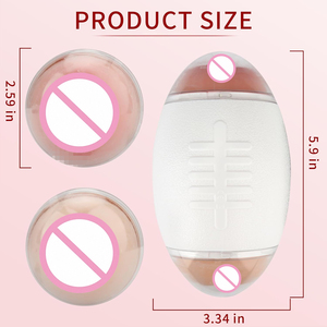 Masturbatore Maschile Elettrico con Vibrazione e Compressione, Tipo 'Rugby Trainer', Modello MY-0260 8.5x15.5CM - Product Image 3