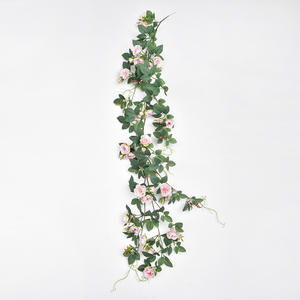Nouvelles plantes artificielles en forme de lianes pour salon, vente en gros, plantes artificielles en forme de roses, de lys et de rotin - Product Image 1