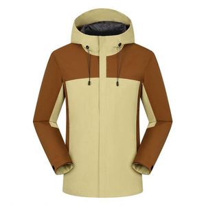 Design Waterproof Windproof Softshell Winter Sport <b>Jacket</b> Detachable Hood Zipper Closure Plus Size Outdoor Blouson Printed - Product Image 3