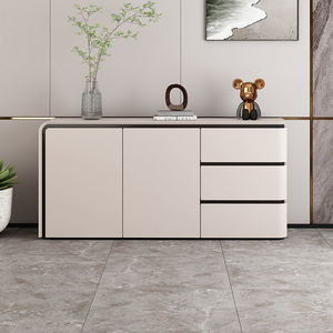 <span class=keywords><strong>Buffet</strong></span> scandinave minimaliste moderne, 3 portes, 3 tiroirs, en bois, pour salon, salle à manger, chambre, rangement - Product Image 2