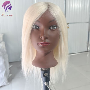 Professionnel 100% couleur blanche cheveux réels mannequin formation Mannequin enseignement pratique poupée tête factice pour la coloration Style de coupe - Product Image 2