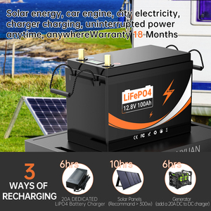EU Stocked LifePo4 <b>Batteries</b> <b>Battery</b> <b>24V</b> 100Ah 12V 100Ah with 100A BMS High Capacity for Solar Energy Truck Marine Boat Forklift - Product Image 6