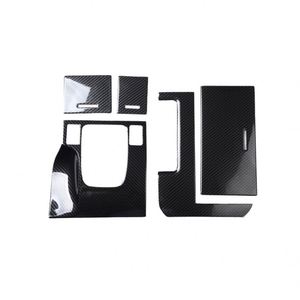 Portavasos Trasero Spirior Modelo 09-13 con Panel de Navegación Negro con Patrón de Fibra de Carbono, para Decoración Interior de Automóviles - Product Image 1