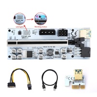 Date VER010X PCIE Riser Card USB 3.0 Carte Graphique PCIE Adaptateur Câble PCIE 1X À 16X Carte D'extension VER010-X