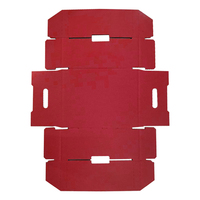 Cartons en papier ondulé durables pour emballage de fruits Boîte à légumes pliante avec trous de respiration Boîte de protection des fruits à forte capacité