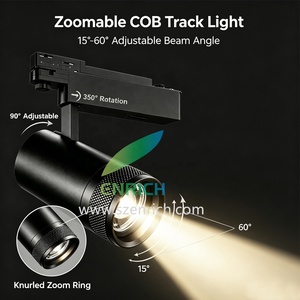 Spot LED encastré Zoom 15-60 °   Spot lumineux minimaliste réglable Bea Focus Track - Product Image 3