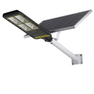 ไฟถนนโซลาร์เซลล์ LED 400W IP67 ตัวเรือนอะลูมิเนียมหล่อขึ้นรูป โมโนไซริคอน โซลาร์เซลล์ อายุการใช้งาน 20000 ชั่วโมง ติดตั้งบนผนัง มุมลำแสง 120 องศา 6000K - Product Image 1