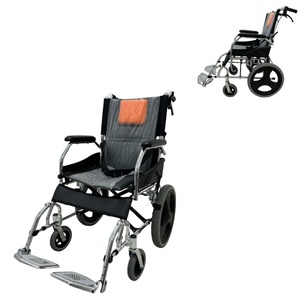 Fauteuil roulant manuel pliable en aluminium médical personnalisé CA863-16-F, certifié CE classe I pour la physiothérapie - Product Image 1