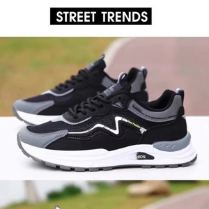 Chaussures de course décontractées pour hommes et jeunes, nouvelle collection, vente en gros, tendance, polyvalentes, en maille ajourée, semelle souple antidérapante - Product Image 3