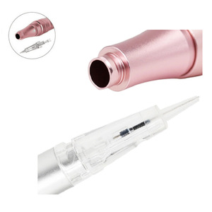 Aguja de Cartucho PMU Transparente Sin Rosca 1P 1RL para Maquillaje Permanente de Cejas y Labios con Microblading Ombre - Product Image 5