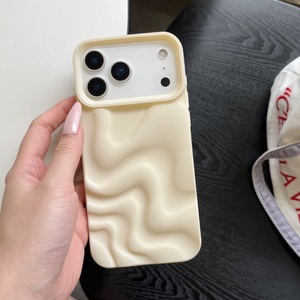 Neue 3d Water Ripple TPUSoft Abdeckung <span class=keywords><strong>Moreland</strong></span> Farbe Mobile Schutz Rückseite Telefon hülle für Iphone 17 15 16 14 13 12 Pro max - Product Image 4