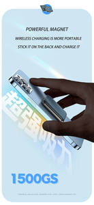 Mini batteries externes magnétiques avec câble 5000mAh 20000 Mah Batterie externe <span class=keywords><strong>populaire</strong></span> Lumière LED numérique Double ports OEM Batterie externe personnalisée - Product Image 6