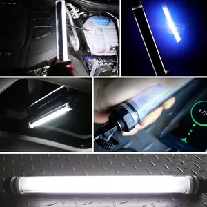 Luz de led de inspeção, 450 lúmens, barra de luz de trabalho recarregável, auto, reparo, luz