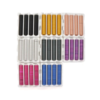 Disques en aluminium personnalisés de 38 mm, lot de 100 disques métalliques de 1,5 pouce, anneaux de reliure faciles à clipser pour carnet à disques