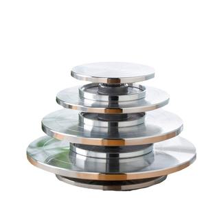 Rueda <span class=keywords><strong>de</strong></span> bandas <span class=keywords><strong>de</strong></span> aluminio <span class=keywords><strong>de</strong></span> doble cara al por mayor 11cm/15cm/20cm/25cm/30cm <span class=keywords><strong>de</strong></span> diámetro bandejas giratorias <span class=keywords><strong>de</strong></span> cerámica suministros <span class=keywords><strong>de</strong></span> arte herramienta - Product Image 1