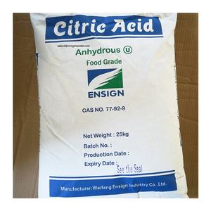 Compre al por Mayor Ácido Cítrico Anhidro Ttca, Ácido Cítrico Monohidrato, Grado Alimenticio Ensign, Precio de China - Product Image 6