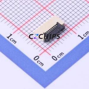 FPC-0.5FX-8PWBH15 FFC/FPC Connector SMD,P=0.5mm Connector Flip Cover Type Bottom Contact 8P 0.5mm - Product Image 1