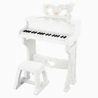 多機能37キー歌うキーボードキッズ楽器おもちゃ電子オルガンおもちゃピアノ女の子子供用マイク付き