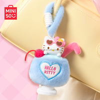 100% Original Mini So Store Llavero de Peluche de Vinilo de la Serie Hello Kitty y Stitch con Colgante de Aromaterapia