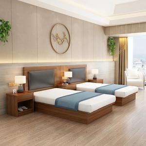 Direct van de fabrikant: op maat gemaakte, hoogwaardige, luxe, moderne en comfortabele houten hotelkamers met bedden en matrassen. - Product Image 4