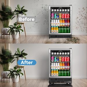Mini Fridge Refrigerator Freezer Silicone Carpet <b>Floor</b> <b>Protector</b> <b>Mat</b> with Raised Edge Prevent Water Leakage Spills Leaks Drips - Product Image 5