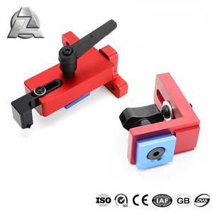 Mitre Ttrack Stop T Slot T Tracks Travail du bois DIY Supports coulissants Type T-tracks <span class=keywords><strong>Menuiserie</strong></span> T-slot Connecteur Rail Chute Backing - Product Image 5