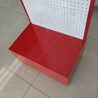 Tienda minorista, gancho de Metal para tablero de clavijas, productos de Metal para colgar, estantes de soporte con luces LED, estante de exhibición independiente