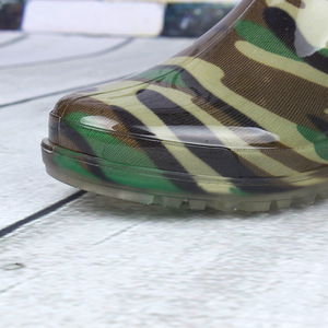 Botas de Lluvia de Camuflaje para Hombre, de Caña Alta, Antideslizantes, para Trabajo, con Tacón Bajo, Impermeables, para Uso en Exteriores - Product Image 5