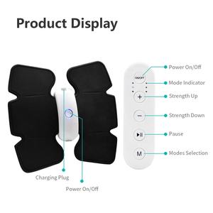 Masseur électrique en caoutchouc et silicone, portable, couleur noire, stimulateur musculaire, nouveau - Product Image 2