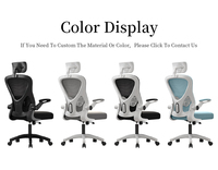 Fauteuil de Bureau Ergonomique en Tissu Respirant Moderne et Luxueux, Pivotant et Inclinable pour Ordinateur, Confort Optimal, Vente en Gros