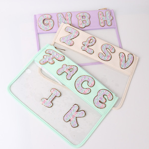 Nueva llegada de parches de letras brillantes con cuentas 3D para artículos de bricolaje - Product Image 5