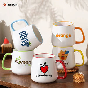 Taza de café de cerámica negra con logotipo personalizado a bajo precio en China, con impresión digital, nuevo diseño y personalización de logotipo en blanco. - Product Image 5