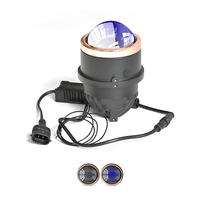 Nouveau phare antibrouillard LED 12V Hilmo pour voiture, système d'éclairage automobile, phare tricolore H11 avec lentille de projecteur intégrée 45W 15000LM universel