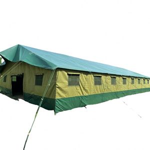 Meilleure Tente Tactique en Toile pour Camping en Ouganda (UPDF) – 100 Personnes, Afrique du Sud, Une Chambre, Quatre Saisons, Double Couche, Imperméable - Product Image 1