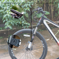 Stopwatch & Lampu Latar Belakang 3.0 Inci USB Type-C Komputer Sepeda Nirkabel Isi Ulang dengan Speedometer, Odometer