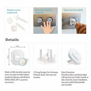 Prodigy OL005 <span class=keywords><strong>Vente</strong></span> directe d'usine Produits d'épreuvage pour enfants Couvercle de prise électrique Plaques de sortie à l'épreuve des enfants - Product Image 6