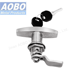 AOBO T Handle With Insert and Master Key 333 Stainless Steel 316 Tee <strong>Electric</strong> <strong>Door</strong> Cylinder Industrial <strong>Panel</strong> Enclosure <strong>Latch</strong> - Product Image 4