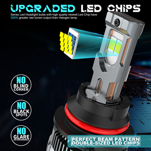 Lámpara LED de aluminio automática 9004 12V 24V Faros LED H4 H13 9007 100W Luz antiniebla delantera 6500K OEM/ODM Conducción segura para universal - Product Image 3