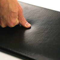 Couverture plate double face en cuir PU A4 de haute qualité pour menu de restaurant avec personnalisation