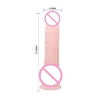 Bonito amor suave impermeable silicona realista consolador con ventosa para mujeres juguetes para adultos