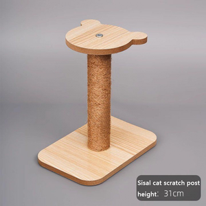 Griffoir vertical en sisal pour <span class=keywords><strong>chat</strong></span> - Tour à gratter extra durable avec jouets suspendus - Product Image 6