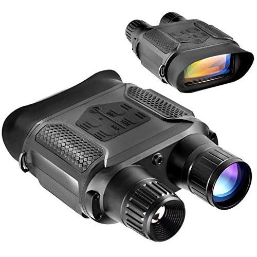 Цифровой бинокль ночного видения 7x31mm-400m/1300ft, большой инфракрасный прицел с 4 экранами