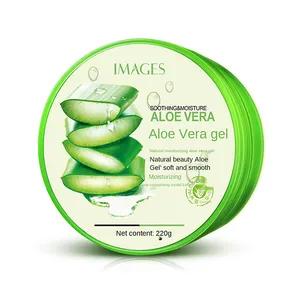 OEM Private Label Grosir Anti Penuaan Jerawat Whitening Aloe Vera 92% Soothing Cream Aloe Cream Gel Lidah Buaya untuk Wajah